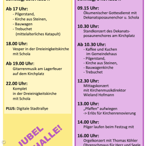 Programm Bürgerfest